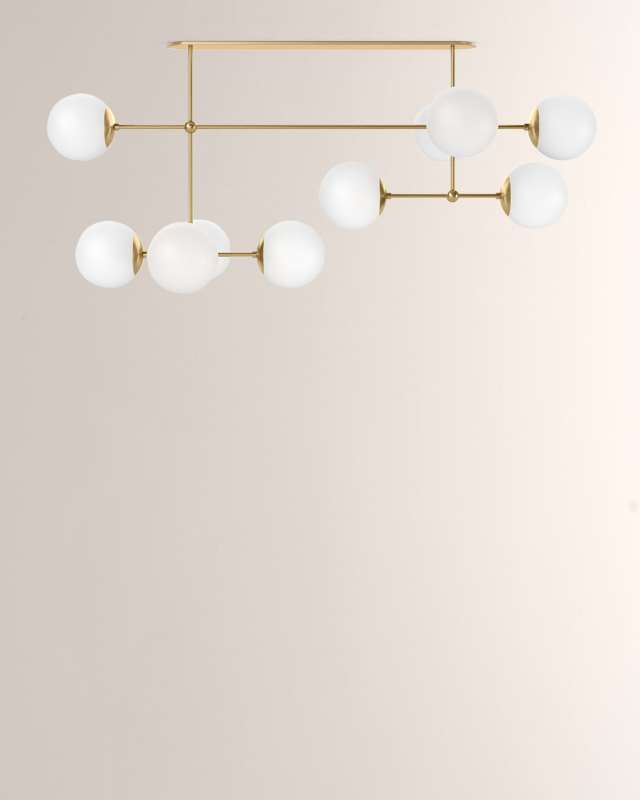 Schwung Collection Armstrong Linear 10-Light Chandelier